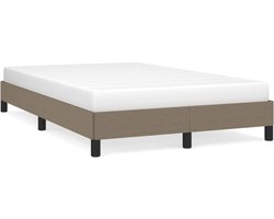 vidaXL - Bedframe - zonder - matras - 120x200 - cm - stof - taupe