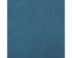 vidaXL - Bedframe - zonder - matras - "Hanko" - fluweel - blauw - 100x200 - cm
