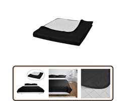 vidaXL Bedsprei - Gewatteerd - Dubbelzijdig - 170x210 cm Gewatteerde Bedsprei - Microfiber Bedsprei - Dubbellaags Bedsprei - Winterbedsprei - Katoenen Bedsprei