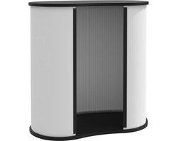 vidaXL - Beursbalie - inklapbaar - 90x48x93 - cm - bewerkt - hout