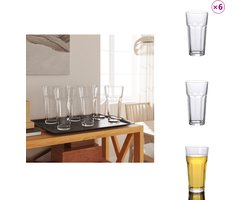 vidaXL Bierglas - Bierglazen - Waterglas - Drinkglas - Bierglazen 6 st 475 ml
