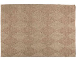 vidaXL - Binnen- - en - buitenkleed - AGIRA - Naturel - 340 - x - 240 - cm - Polyester