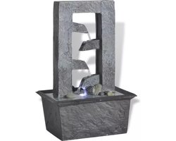 vidaXL - Binnenfontein - met - LED-licht - polyresin