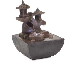 vidaXL - Binnenfontein - met - LED-verlichting - polyresin