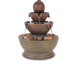 vidaXL - Binnenfontein - met - pomp - polyresin