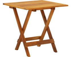 vidaXL - Bistrotafel - 46x46x47 - cm - massief - acaciahout