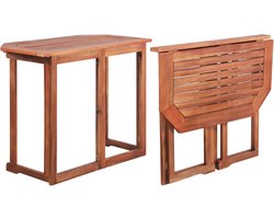 vidaXL Bistrotafel - Massief Acaciahout - 90x50x75 cm