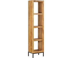 vidaXL - Boekenkast - 40x30x175 - cm - massief - mangohout
