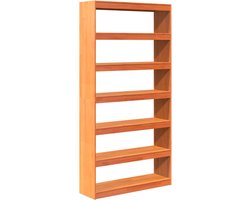 vidaXL - Boekenkast - / - kamerscherm - 100x30x199,5 - cm - massief - grenenhout