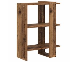 vidaXL - Boekenplank - Oudhout - 52 - x - 25 - x - 71,5 - cm - Bewerkt - hout