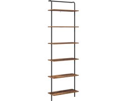 vidaXL - Boekenplank - Oudhout - 60 - x - 24 - x - 203 - cm - Bewerkt - hout