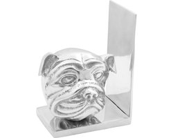 vidaXL - Boekensteunen - 2 - st - Zilver - 8 - x - 12 - x - 16,5 - cm - Aluminium
