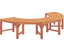 vidaXL - Boom - Bank - Naturel - 160 - x - 80 - x - 45cm - Massief - Eucalyptus - Hout