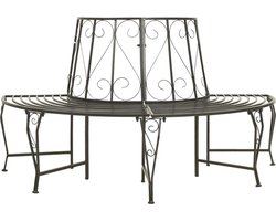 vidaXL - Boombank - halfrond - 160 - cm - staal