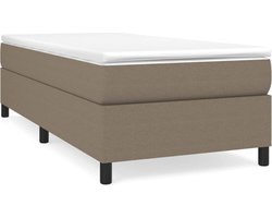 vidaXL - Boxspring - bed - 80x200 - cm - stof - taupe