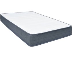 vidaXL - Boxspringmatras - 140x190x20 - cm - medium - zacht - stof