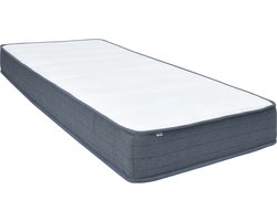 vidaXL - Boxspringmatras - 90x190x20 - cm - medium - zacht - stof