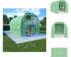 vidaXL Broeikas - Broeikassen - Plantenkas - Plantenkassen - Kas 6,86 m² 3,43x2x2 m