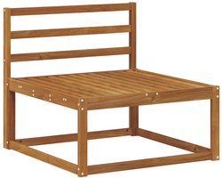vidaXL - Buiten - Midden - Sofa - Massief - Acacia - Hout - Naturel - 79 - x - 83 - x - 73 - cm
