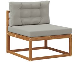 vidaXL - Buiten - Midden - Sofa - Massief - Acacia - Hout - Naturel