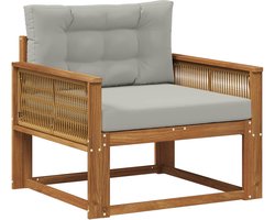 vidaXL - Buiten - Midden - Sofa - Massief - Acacia - Hout - Naturel