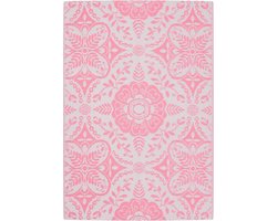 vidaXL - Buitenkleed - ARAKIL - 140x200 - cm - PP - roze