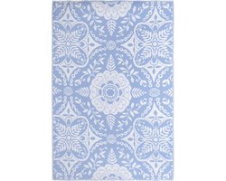 vidaXL - Buitenkleed - ARAKIL - 190x290 - cm - PP - babyblauw