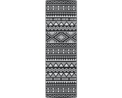 vidaXL - Buitenkleed - ARAKIL - 80x250 - cm - polypropeen - zwart
