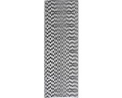 vidaXL - Buitenkleed - ARAKIL - 80x250 - cm - polypropeen - zwart