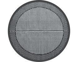 vidaXL - Buitenkleed - ARAKIL - Ø - 200 - cm - polypropeen - grijs