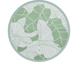 vidaXL - Buitenkleed - ARAKIL - Ø - 200 - cm - polypropeen - groen