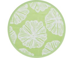 vidaXL - Buitenkleed - ARAKIL - Ø - 200 - cm - polypropeen - groen