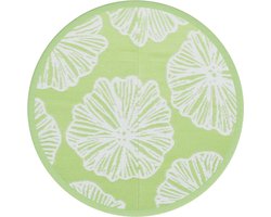 vidaXL - Buitenkleed - ARAKIL - Ø120 - cm - polypropeen - groen