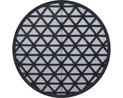 vidaXL - Buitenkleed - ARAKIL - Ø120 - cm - polypropeen - zwart