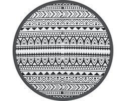 vidaXL - Buitenkleed - ARAKIL - Ø160 - cm - polypropeen - zwart