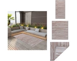vidaXL Buitenkleed - Buitenkleden - Kleed - Tapijt - Buitenkleed ARAKIL 140x200 cm polypropeen taupe