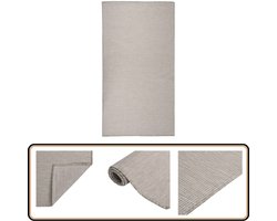 vidaXL Buitenkleed - Taupe - 80x150 cm - UV-bestendig Tuintapijten - Buitentapijt - Patiodekentjes - Terrasdecoratie - Tuinaccessoires