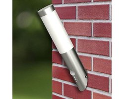 vidaXL Buitenlamp RVS Enego met sensor