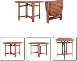 vidaXL Buitentafel - Tuin Tafel - Tuintafel 120x70x74 cm massief acaciahout - Acacia Hout - Eethoek - Terrasmeubilair