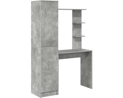 vidaXL - Bureau - 2 - pcs - Beton - Grijs