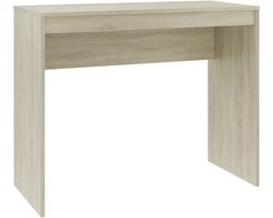 vidaXL - Bureau - 90x40x72 - cm - bewerkt - hout - sonoma - eikenkleurig
