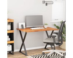 vidaXL Bureau Accessoires - Houten Bureau Blad - Bureaublad rechthoekig 100x80x2,5 cm massief acaciahout - Acacia Hout - Massief Hout - Design Bureau