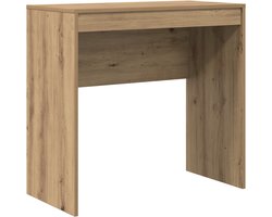 vidaXL - Bureau - Artisan - Eiken - 80 - x - 40 - x - 76 - cm