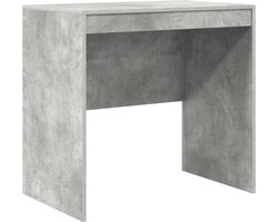 vidaXL - Bureau - Beton - Grijs - 80 - x - 50 - x - 76 - cm