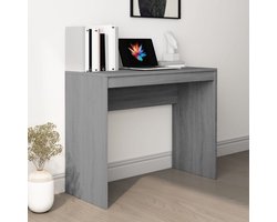vidaXL - Bureau - Grijs - Sonoma - 90 - x - 40 - x - 76 - cm
