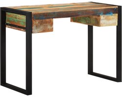 vidaXL - Bureau - massief - gerecycled - hout