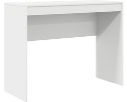 vidaXL - Bureau - Wit - 100 - x - 40 - x - 76 - cm