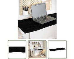 vidaXL Bureaublad 140x50 cm Eikenhout Donkerbruin Eikenhouten Bureau - Houten Bureaublad - Kantoorbureau - Werkblad - Modern Bureau