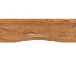 vidaXL - Bureaublad - rechthoekig - 140x50x2,5 - cm - massief - acaciahout