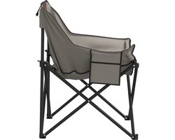 vidaXL Campingstoelen - 2 stuks - Inklapbaar - Grijs Campingstoel - Vouwstoel - Tuinstoel - Buitenstoel - Klapstoel